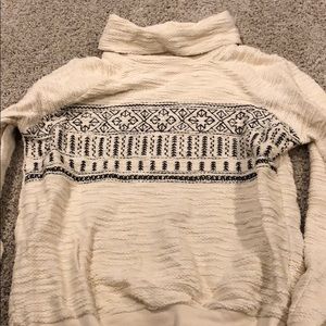 Cream textured sweater